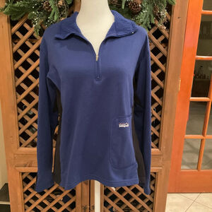 Vintage Patagonia Athleisure Women Regulator Waffle Layer Quarter Pullover